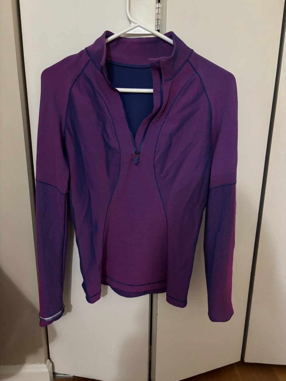 Lululemon Purple Half-Zip Active Top
